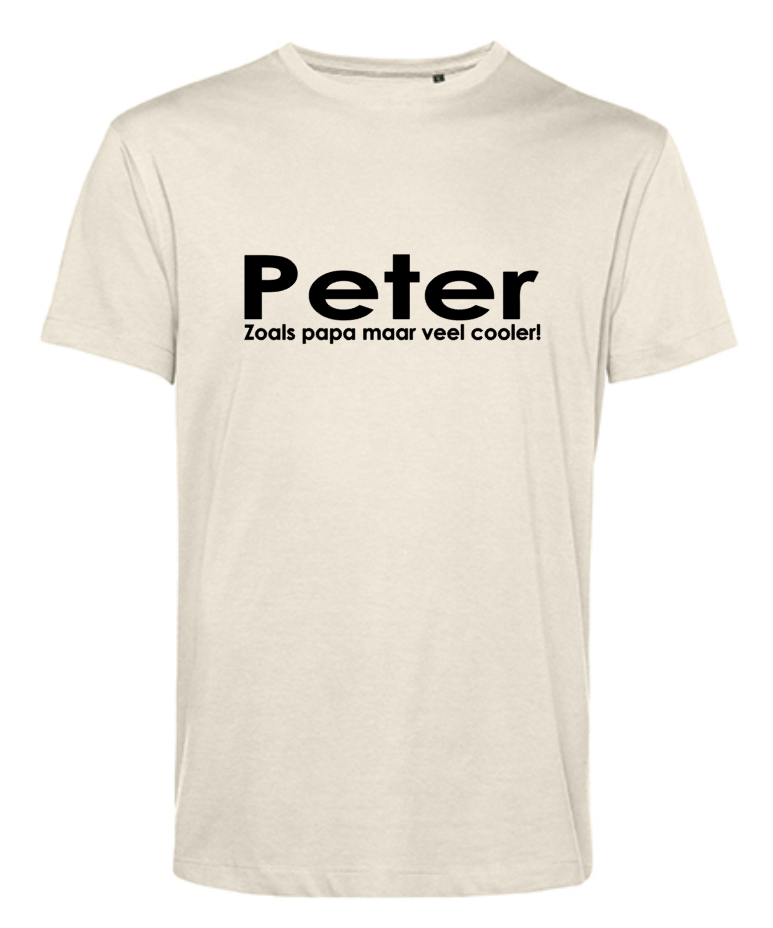 T-shirt Peter, zoals papa maar veel cooler!