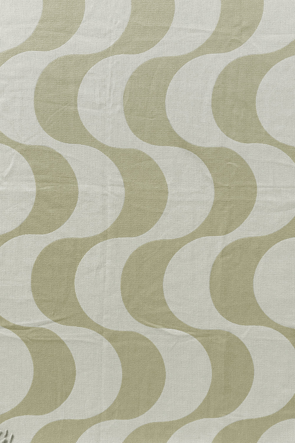 Plaid Swirl 140x180 cm - Sage Green