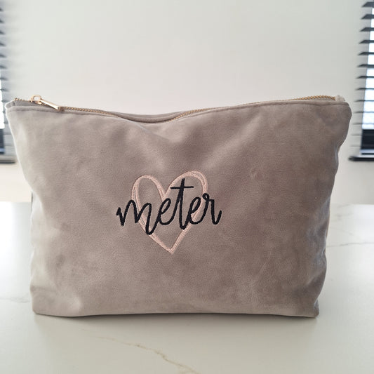 Luxe velvet toilettas Meter