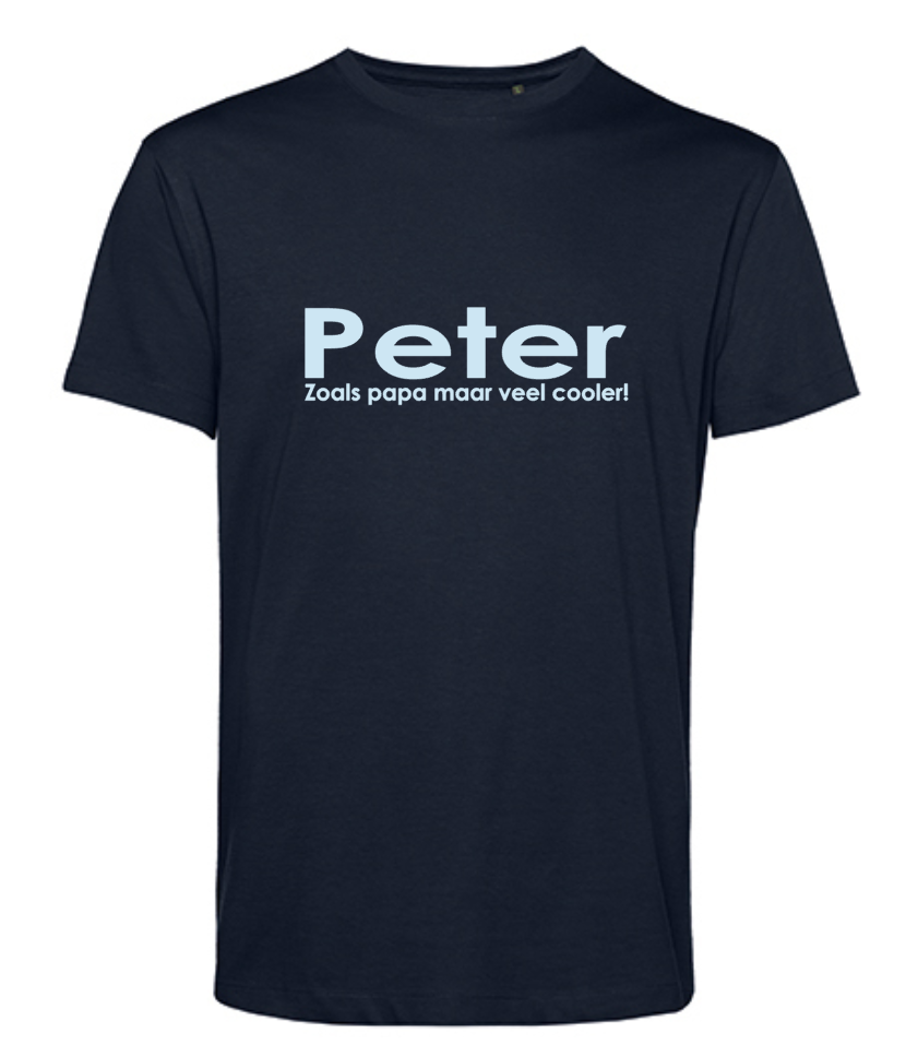 T-shirt Peter, zoals papa maar veel cooler!