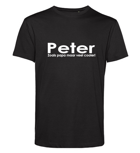 T-shirt Peter, zoals papa maar veel cooler!