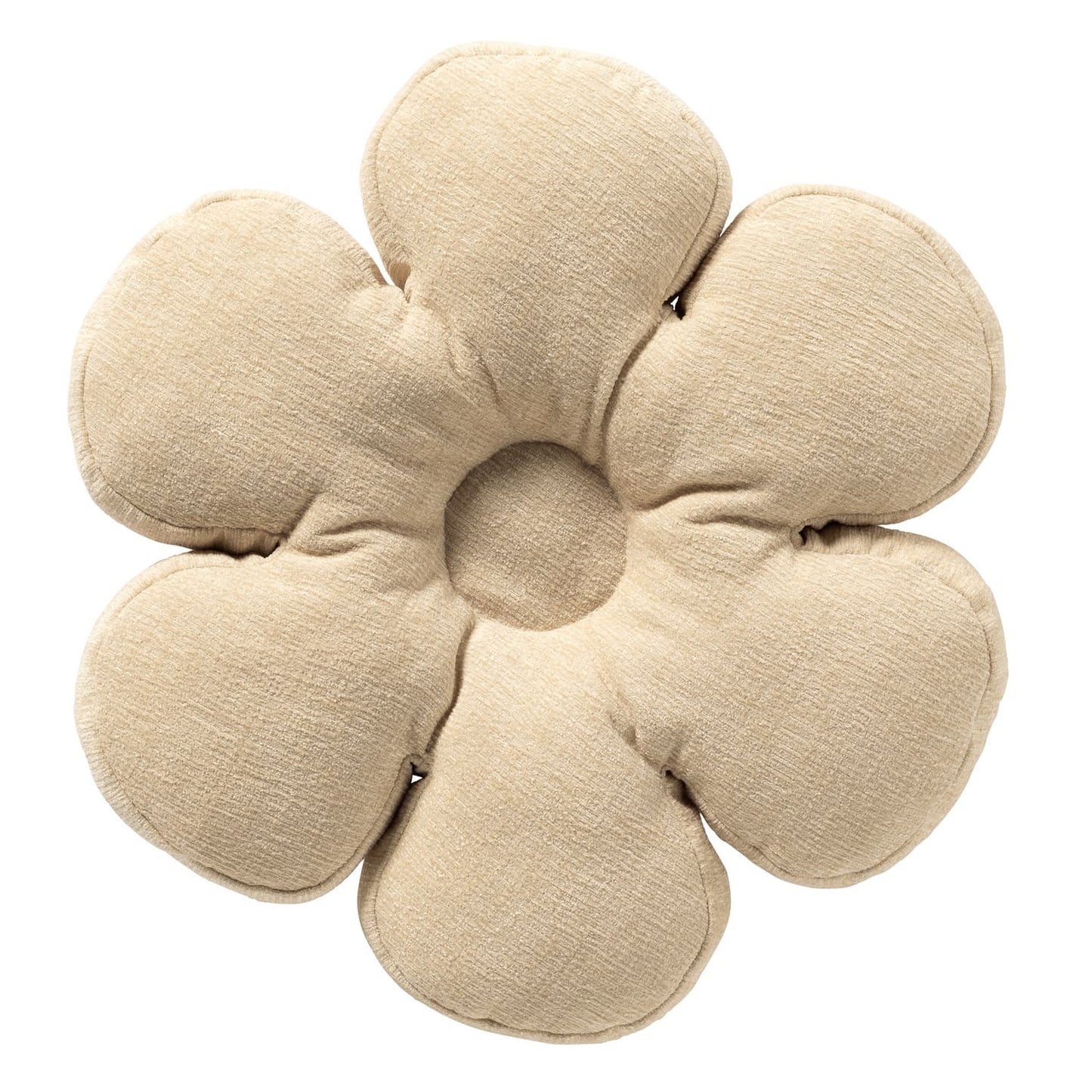 Sierkussen bloom - 43 x 43 -  beige