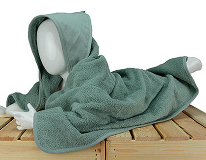 Badcape met naam geborduurd
