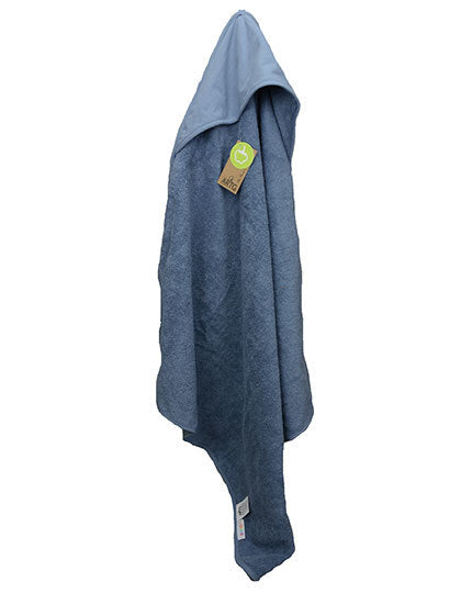 Badcape met naam geborduurd