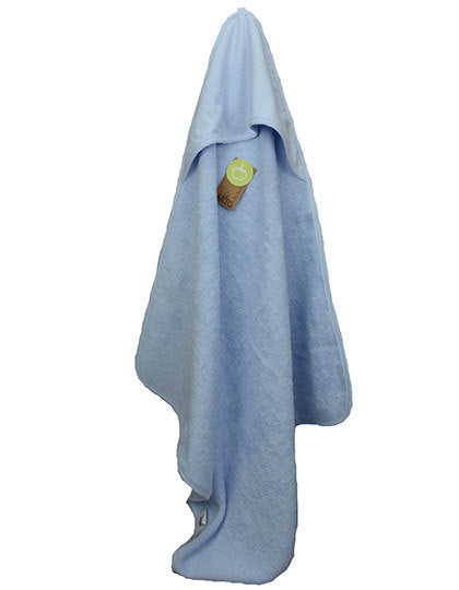 Badcape met naam geborduurd