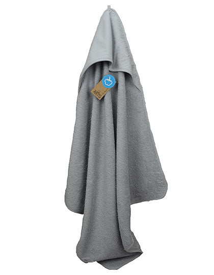 Badcape met naam geborduurd