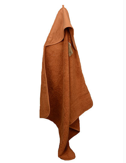 Badcape met naam geborduurd
