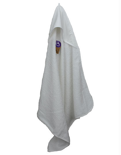 Badcape met naam geborduurd