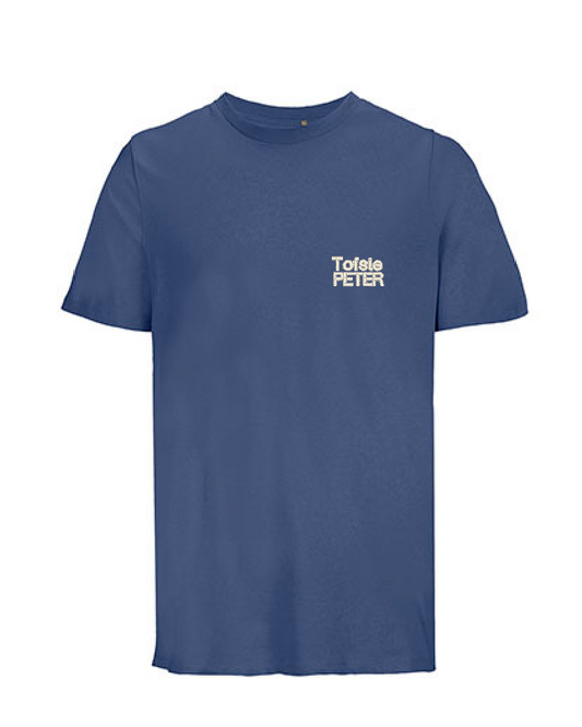 Unisex organic t-shirt met borduring