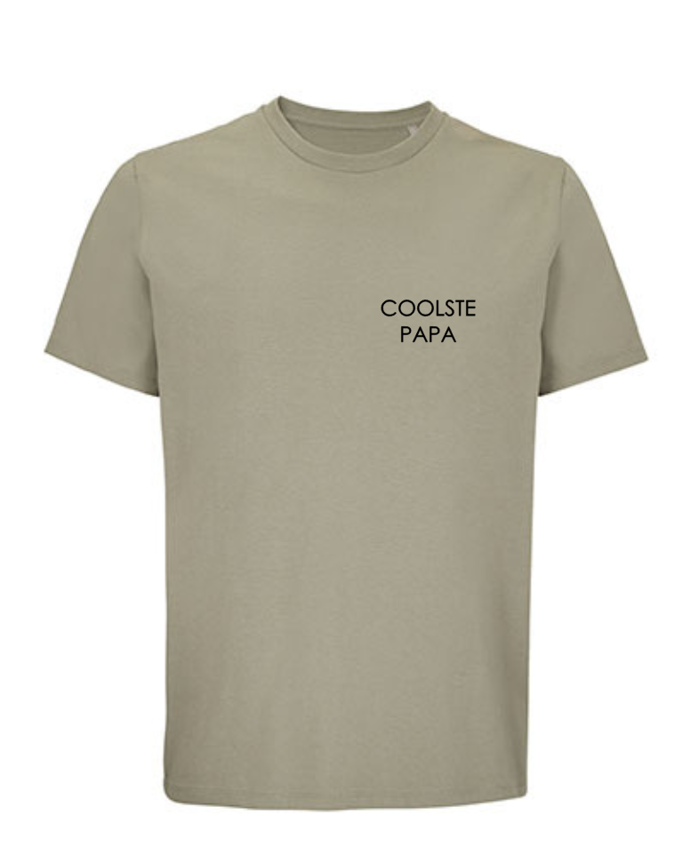 Unisex organic t-shirt met bedrukking