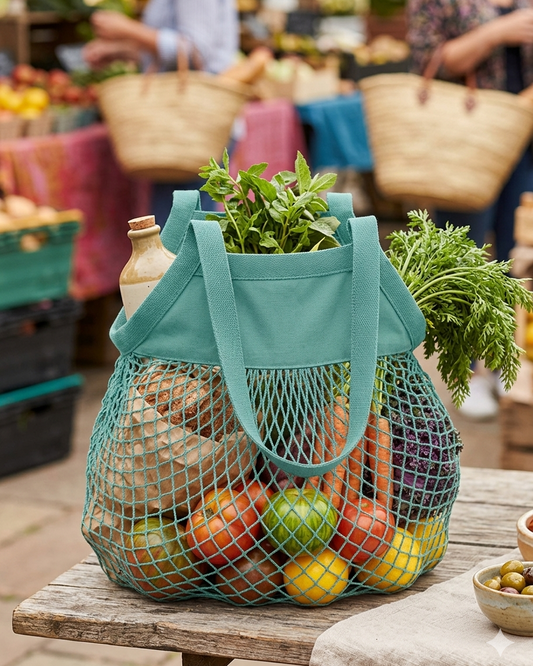 Meshbag met Naam Geborduurd